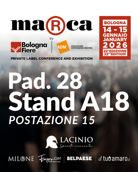 Incontriamoci a MARCA 2026: il tuo progetto di liquore inizia da qui