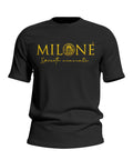 T-shirt Maglia Ufficiale Amaro Milone effetto oro Lacinio | Milone Spirits
