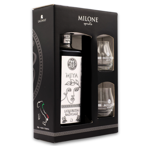 Gift Box Miya | Liquirizia Radicale con 2 bicchieri