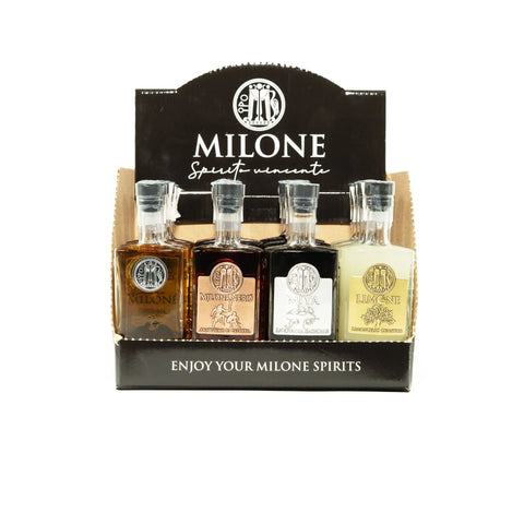 Box Degustazione Milone 20 pezzi da 5 cl Lacinio | Milone Spirits