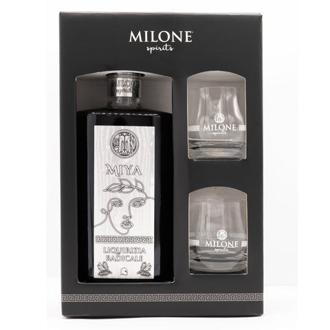 Gift Box Miya | Liquirizia Radicale con 2 bicchieri