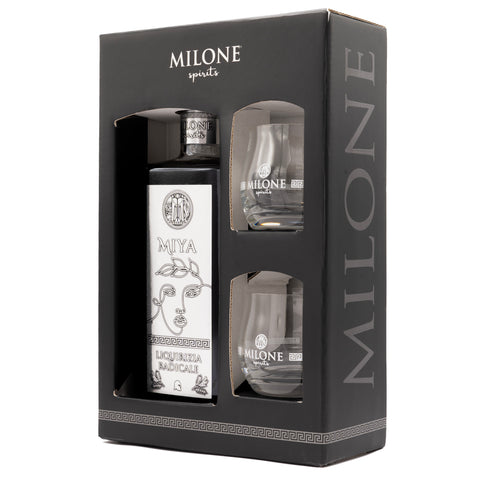 Gift Box Miya | Radical Liquorice with 2 glasses