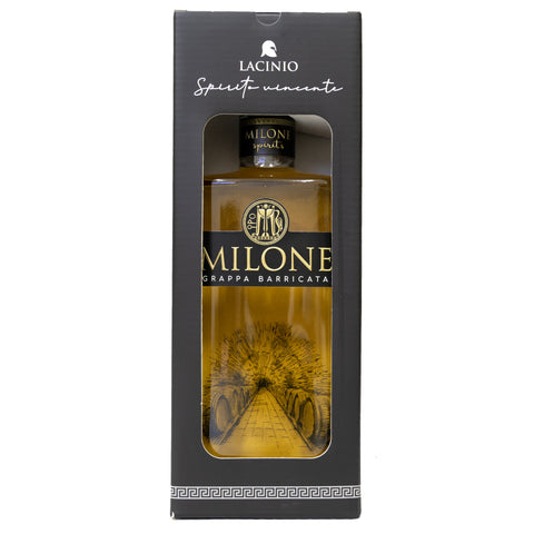 Grappa Barricata Invecchiata Milone cl 70 con astuccio