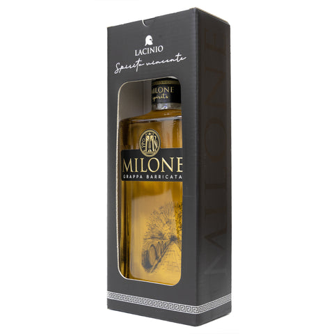 Grappa Barricata Invecchiata Milone cl 70 con astuccio